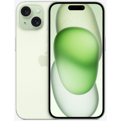 Смартфон Apple iPhone 15 256 ГБ, зеленый, Dual SIM (nano SIM+eSIM